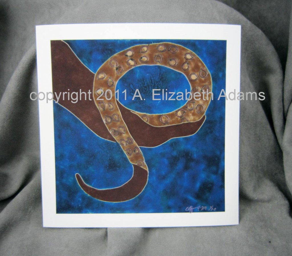 Tentacle unmatted print
